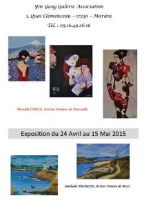 Exposition personnelle Yin Yang Galerie à MARANS Exposition personnelle Yin Yang Galerie à MARANS